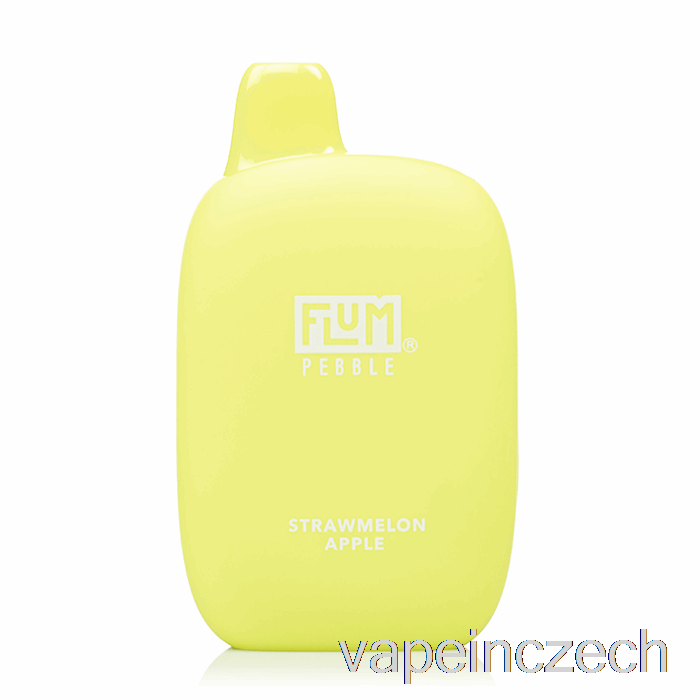 Flum Pebble 6000 Jednorázový Slaměný Jablečný Vape Bez Nikotinu